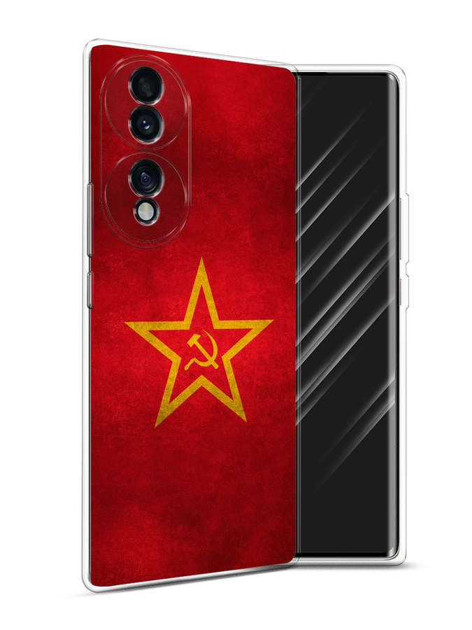 

Чехол Awog на Honor 70 "Красное знамя", Разноцветный, 6108250-10
