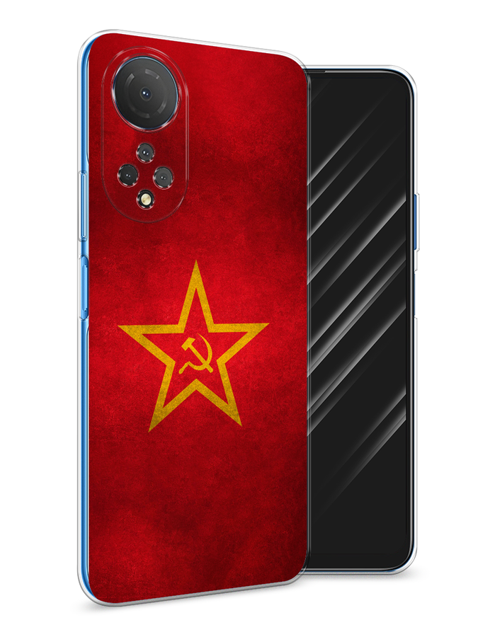 

Чехол Awog на Honor X7 2022 "Красное знамя", Разноцветный, 6108850-10