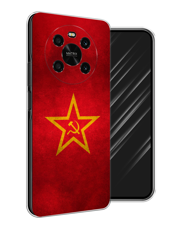 

Чехол Awog на Honor X9 4G/Magic4 Lite 4G "Красное знамя", Разноцветный, 6108150-10