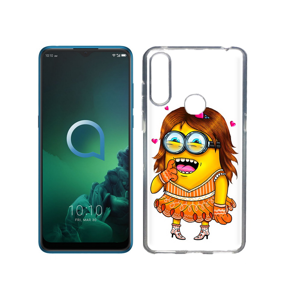 

Чехол MyPads Tocco для Alcatel 3X Миньон девочка (PT227136.670.116), Прозрачный, Tocco