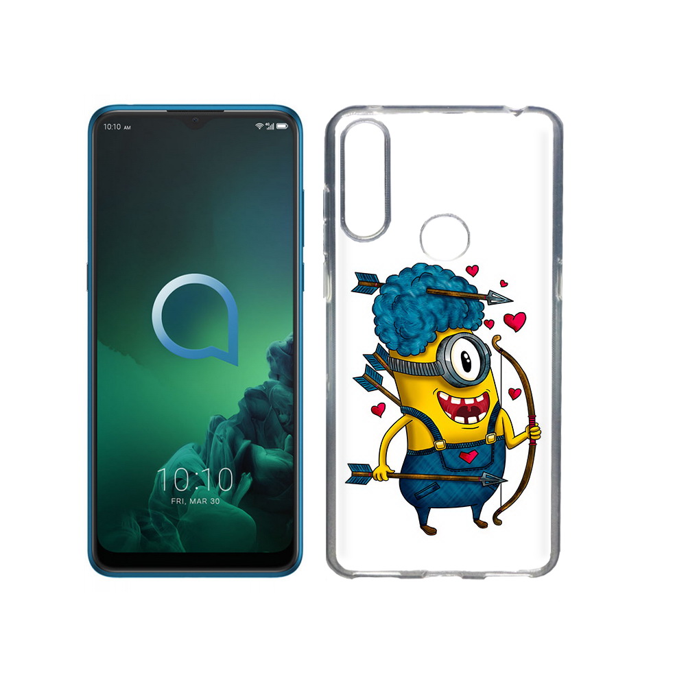 

Чехол MyPads Tocco для Alcatel 3X Миньон купидон (PT227136.670.117), Прозрачный, Tocco
