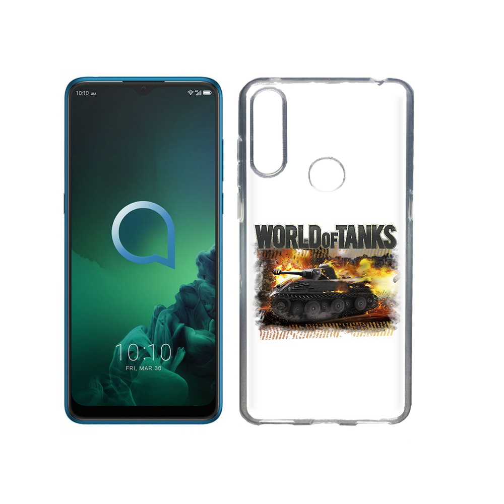 

Чехол MyPads Tocco для Alcatel 3X Мир танков-2 (PT227136.670.118), Прозрачный, Tocco