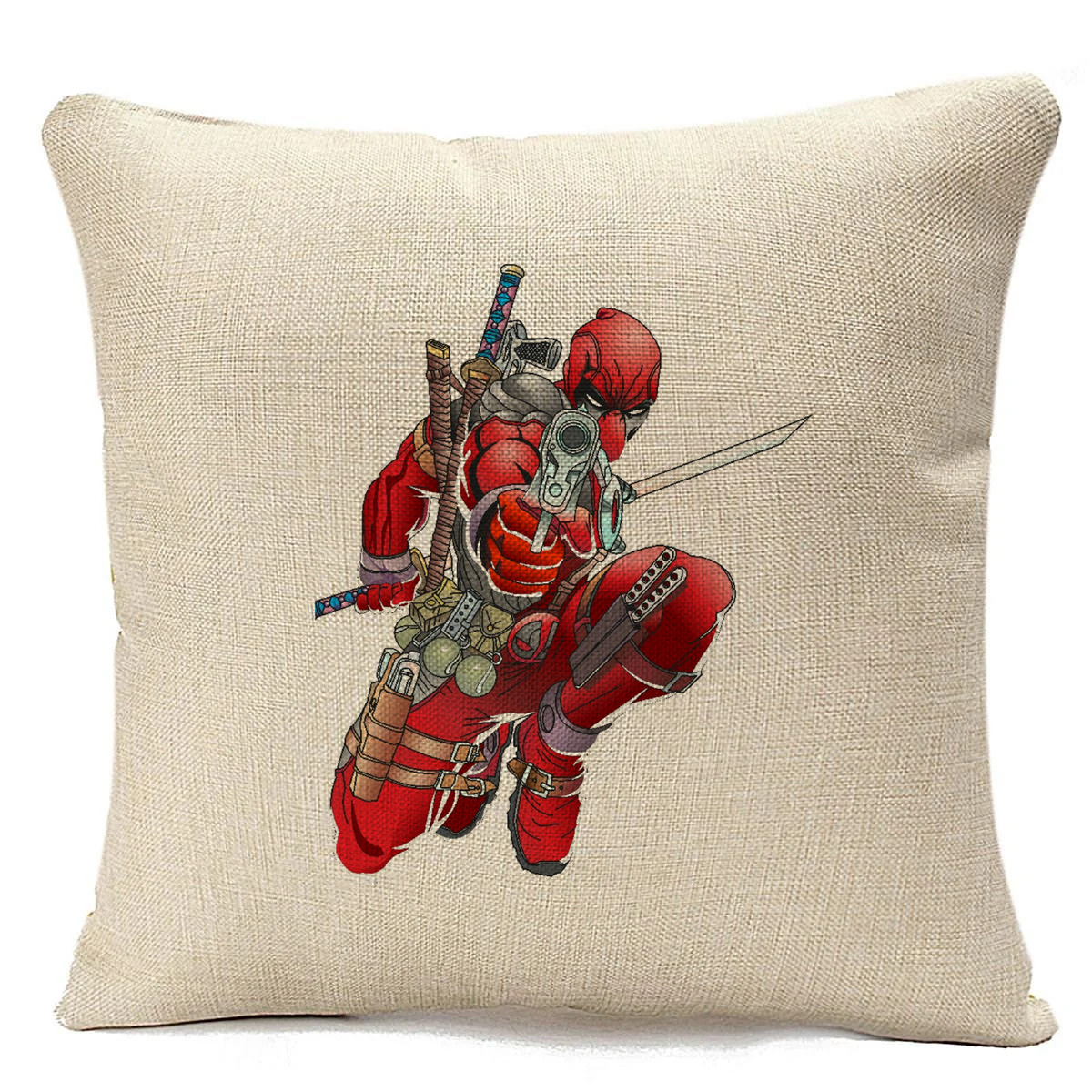 

Подушка бежевая CoolPodarok Дедпул. Dead pool