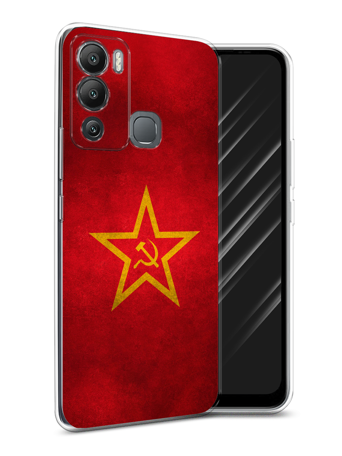 

Чехол Awog на Infinix Hot 12i "Красное знамя", Разноцветный, 3101250-10