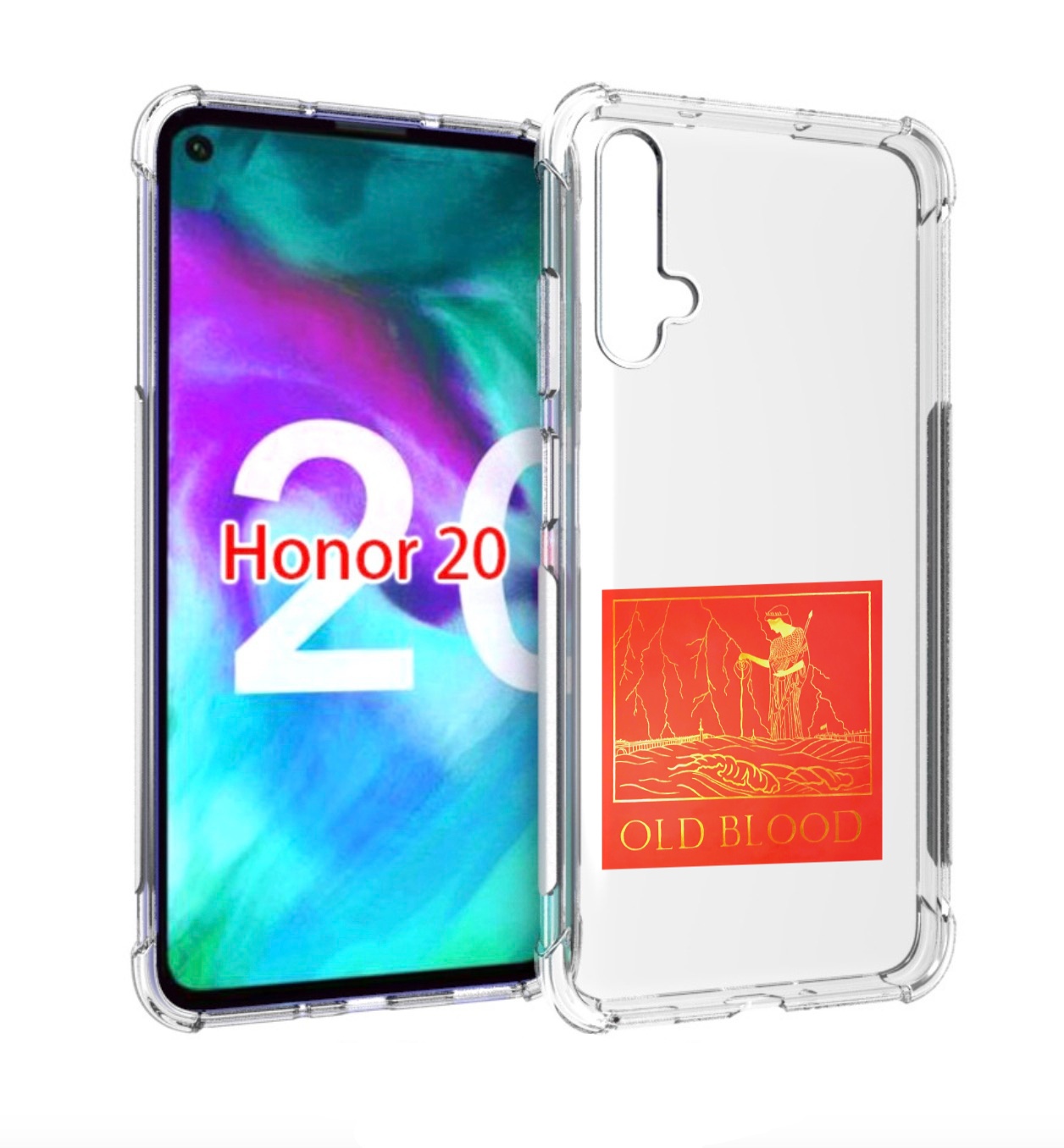 

Чехол бампер MyPads Old Blood Boulevard Depo для Honor 20, Прозрачный, Tocco