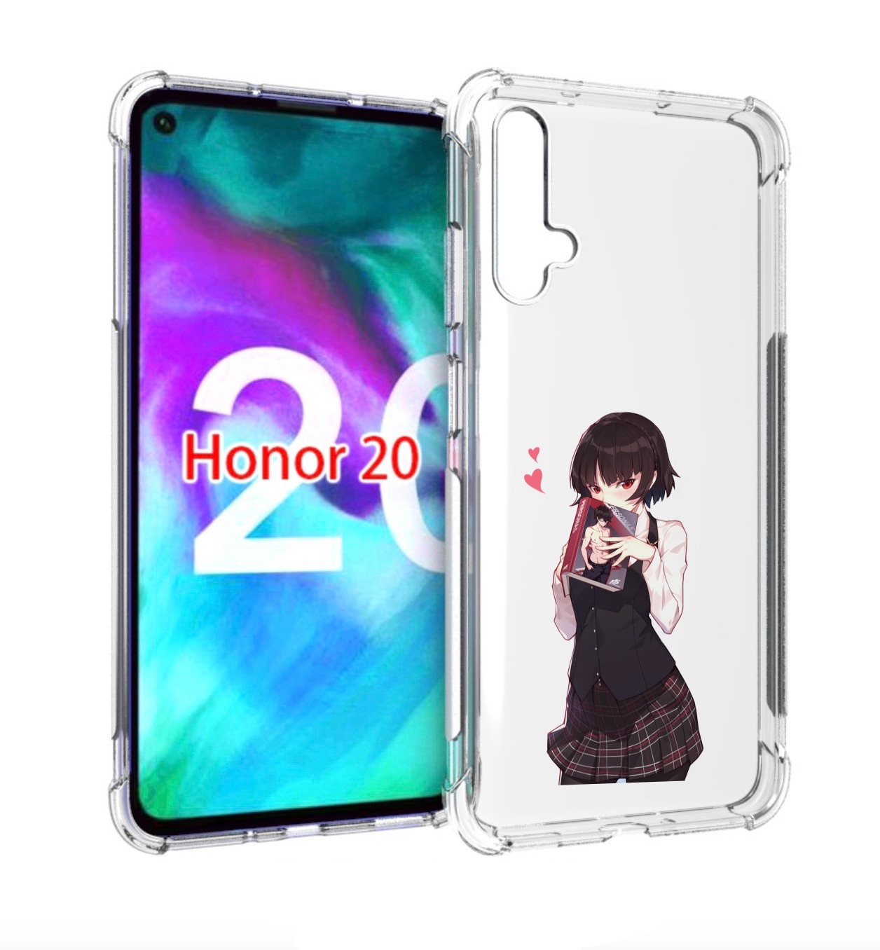 

Чехол бампер MyPads Persona 5 - Makoto Niijima для Honor, Прозрачный, Tocco