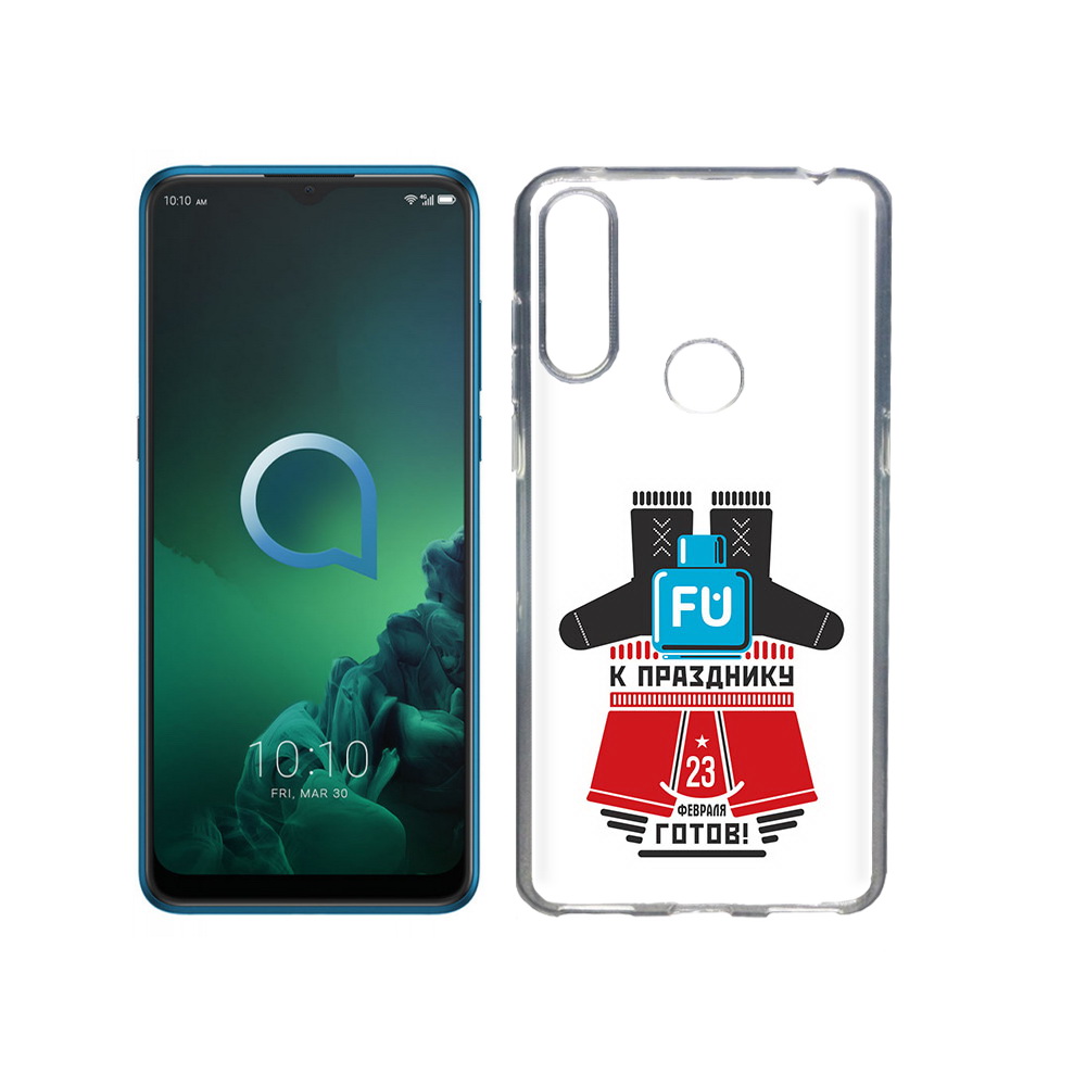 Чехол MyPads Tocco для Alcatel 3X 23 февраля подарки к празднику (PT227136.670.13)