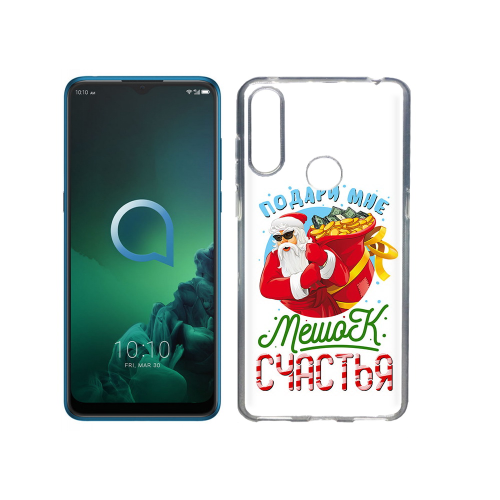 

Чехол MyPads Tocco для Alcatel 3X Подарите мне мешок денег (PT227136.670.138), Прозрачный, Tocco
