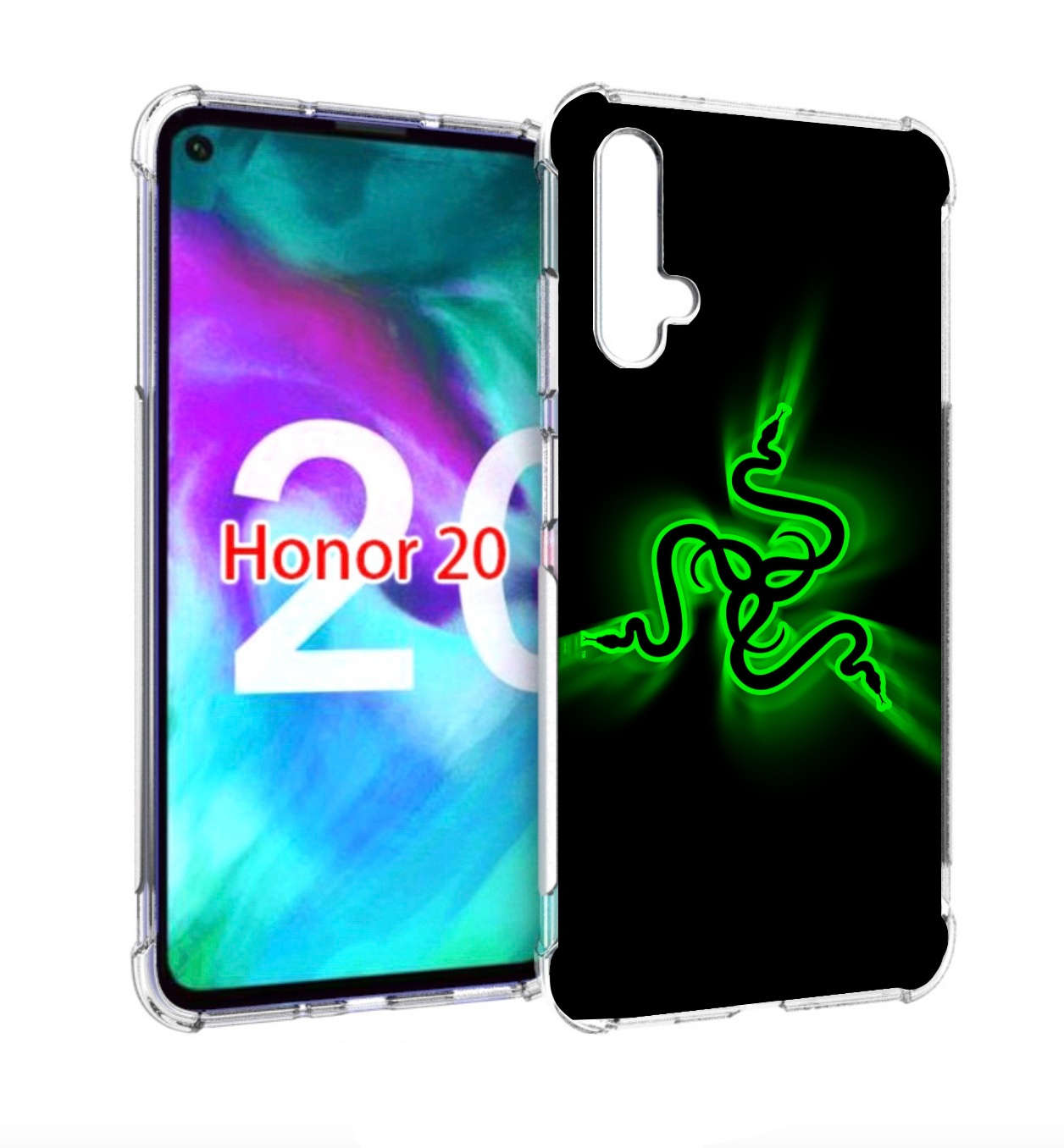 Чехол бампер MyPads Razer для Honor 20