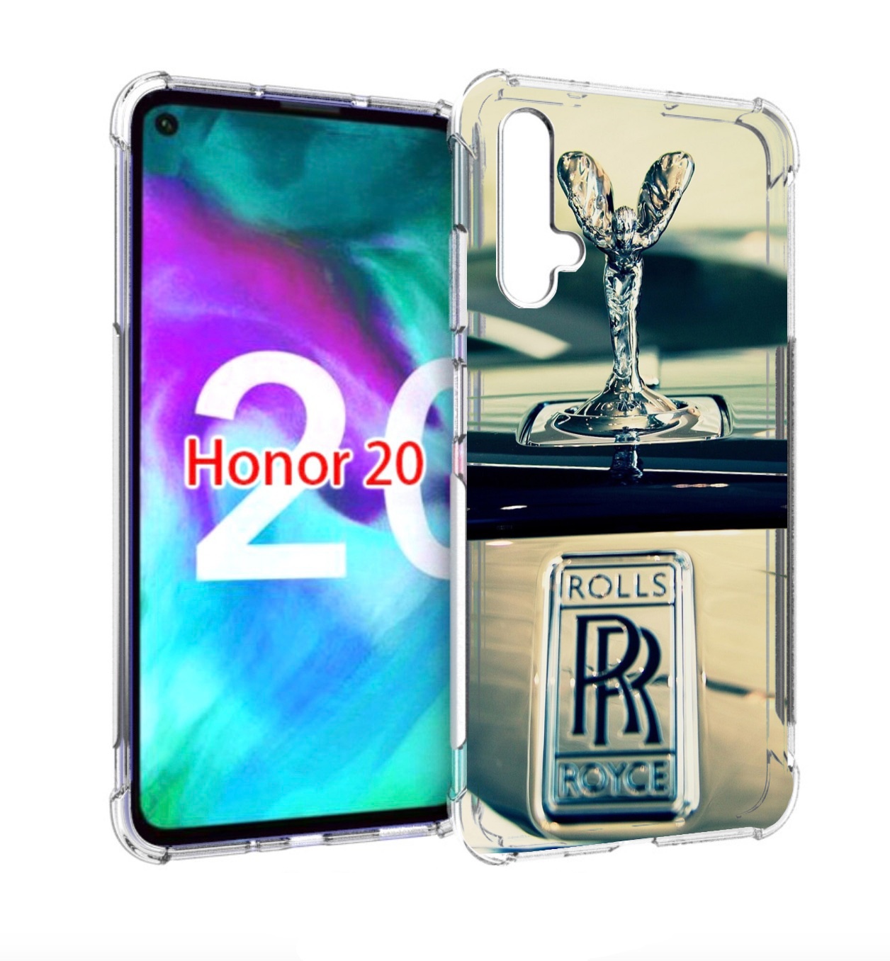 

Чехол бампер MyPads Rolls Royce ролс роис 1 для Honor 20, Прозрачный, Tocco
