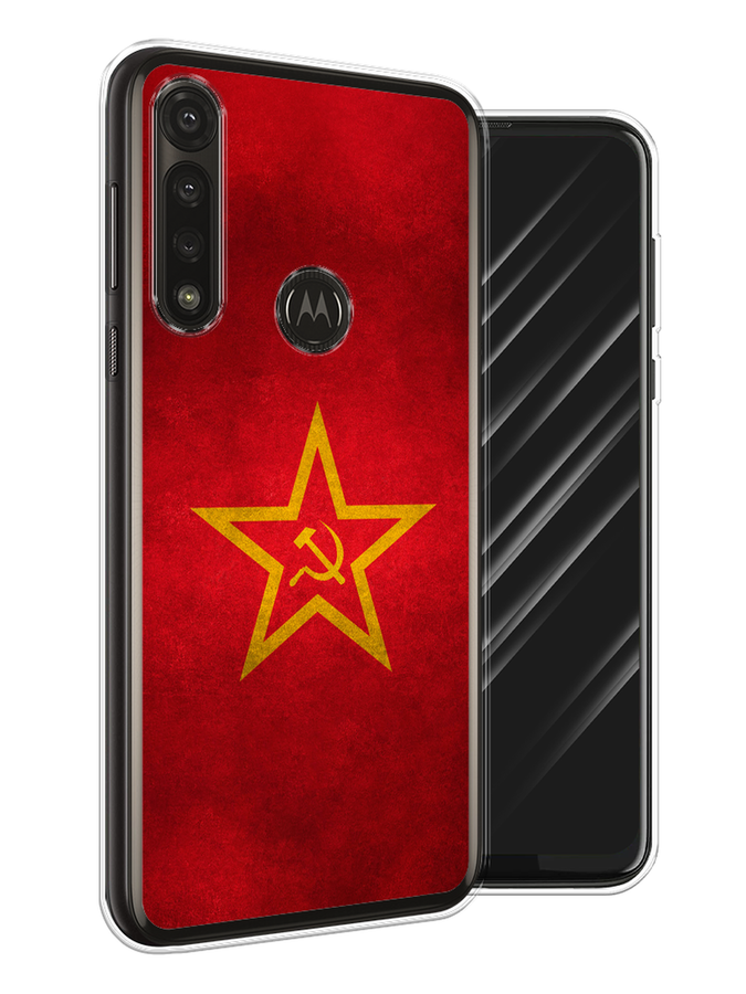 

Чехол Awog на Motorola Moto G Power 2020 "Красное знамя", Разноцветный, 242650-10