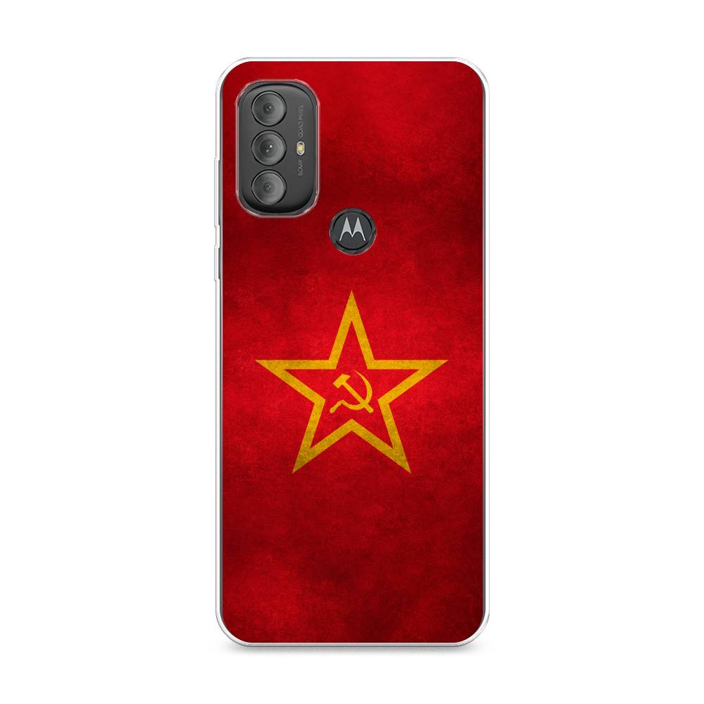 

Чехол Awog на Motorola Moto G Power 2022 "Красное знамя", Разноцветный, 242850-10