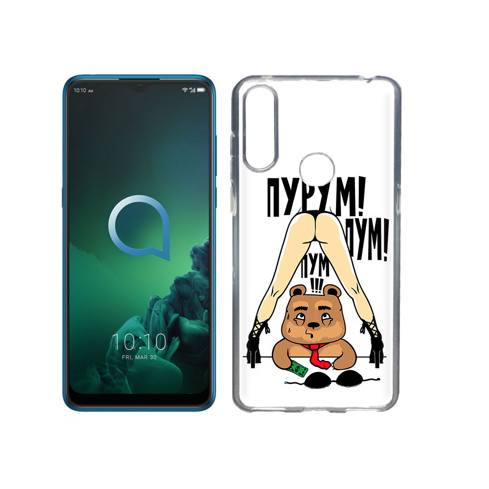 

Чехол MyPads Tocco для Alcatel 3X Пурум пум пум (PT227136.670.140), Прозрачный, Tocco