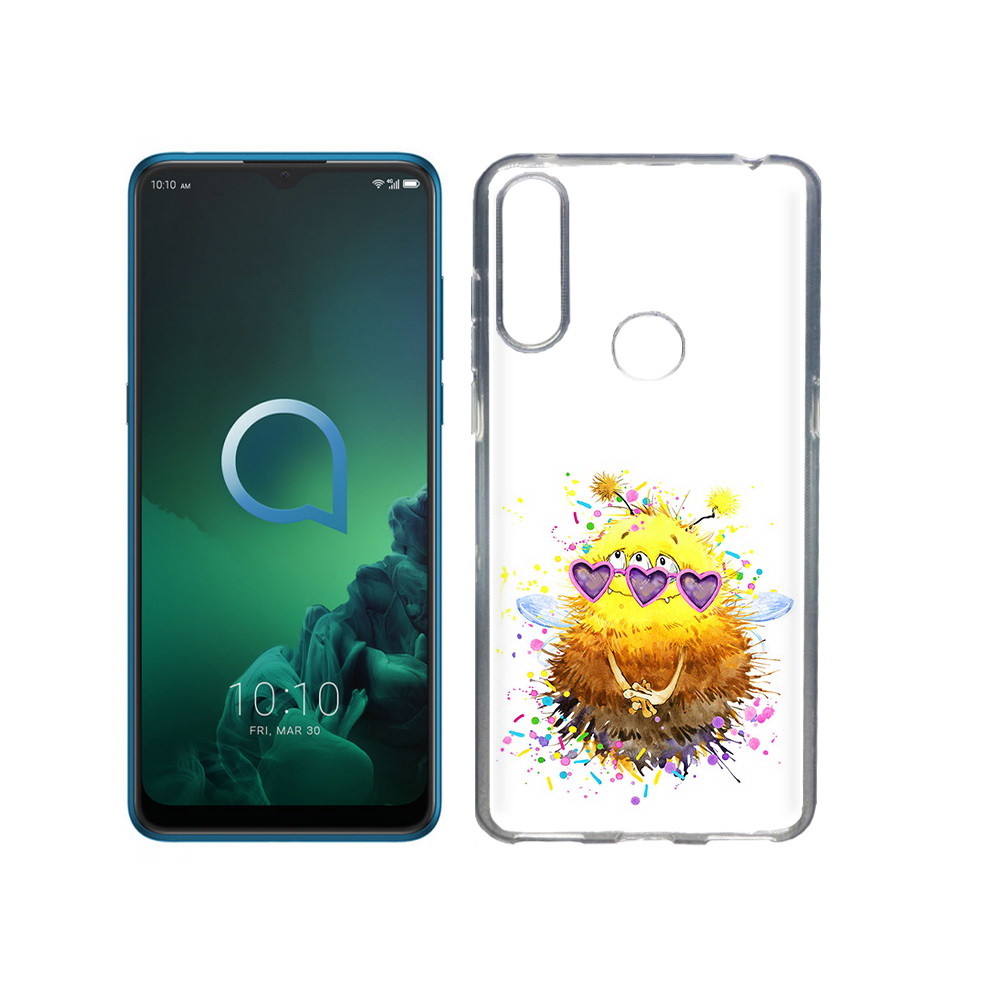 

Чехол MyPads Tocco для Alcatel 3X Пушитый шмель (PT227136.670.143), Прозрачный, Tocco