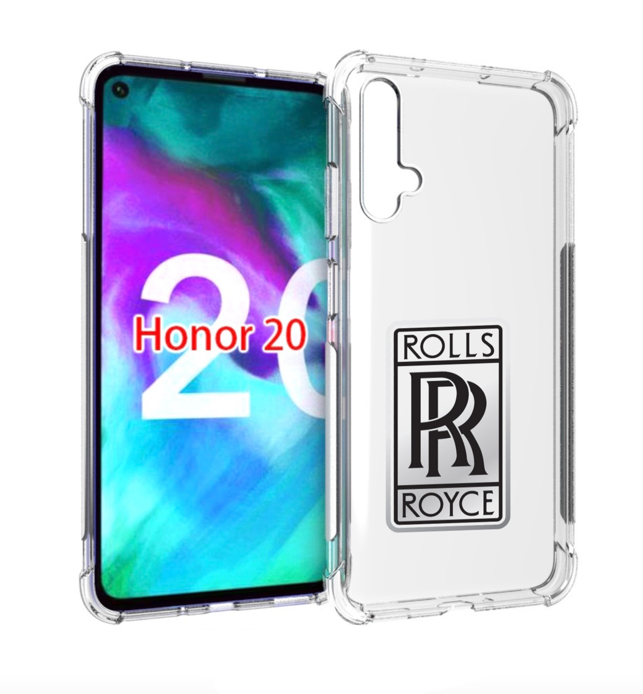 

Чехол бампер MyPads Rolls-Royce мужской для Honor 20 Honor, Прозрачный, Tocco