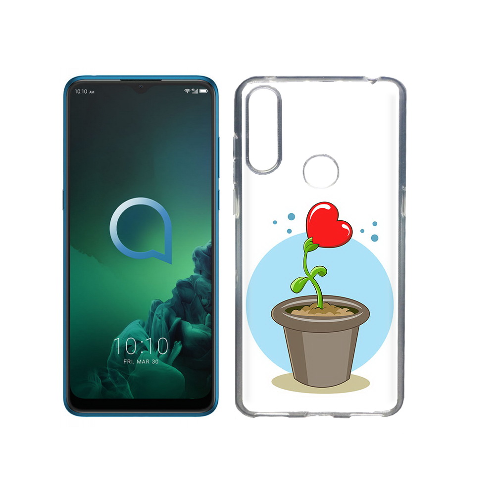 

Чехол MyPads Tocco для Alcatel 3X Растение любви 14 февраля (PT227136.670.145), Прозрачный, Tocco