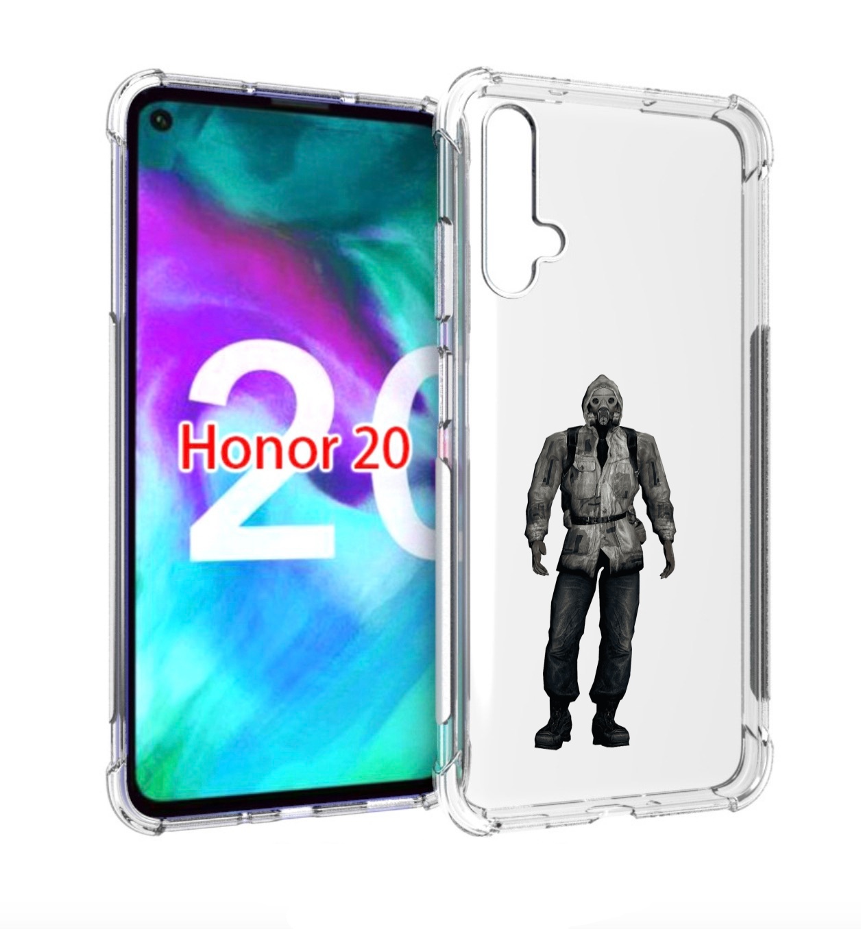 

Чехол бампер MyPads S для Honor 20, Прозрачный, Tocco