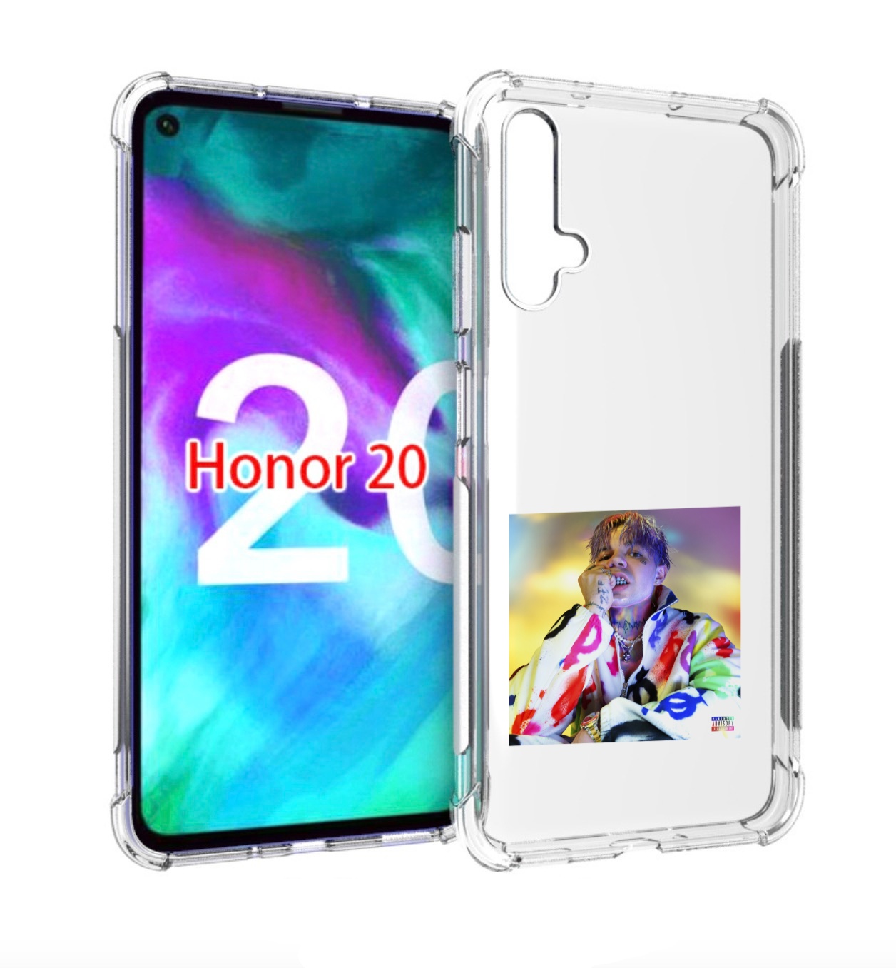 

Чехол бампер MyPads Sayonara Boy Oраl Элджей для Honor 20, Прозрачный, Tocco