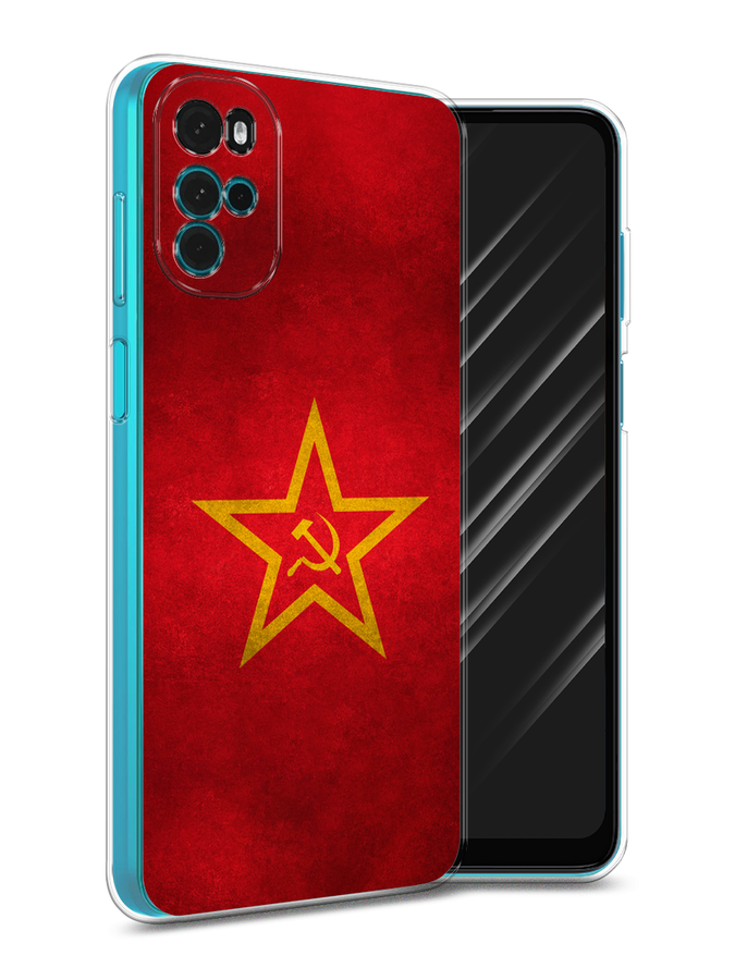 

Чехол Awog на Motorola Moto G22 "Красное знамя", Разноцветный, 243150-10