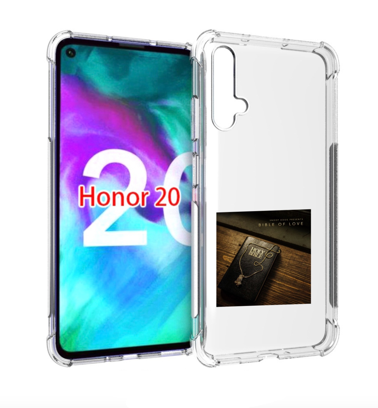 

Чехол Бампер Mypads Snoop Dogg Bible Of Love Для Honor 20, Прозрачный, Tocco