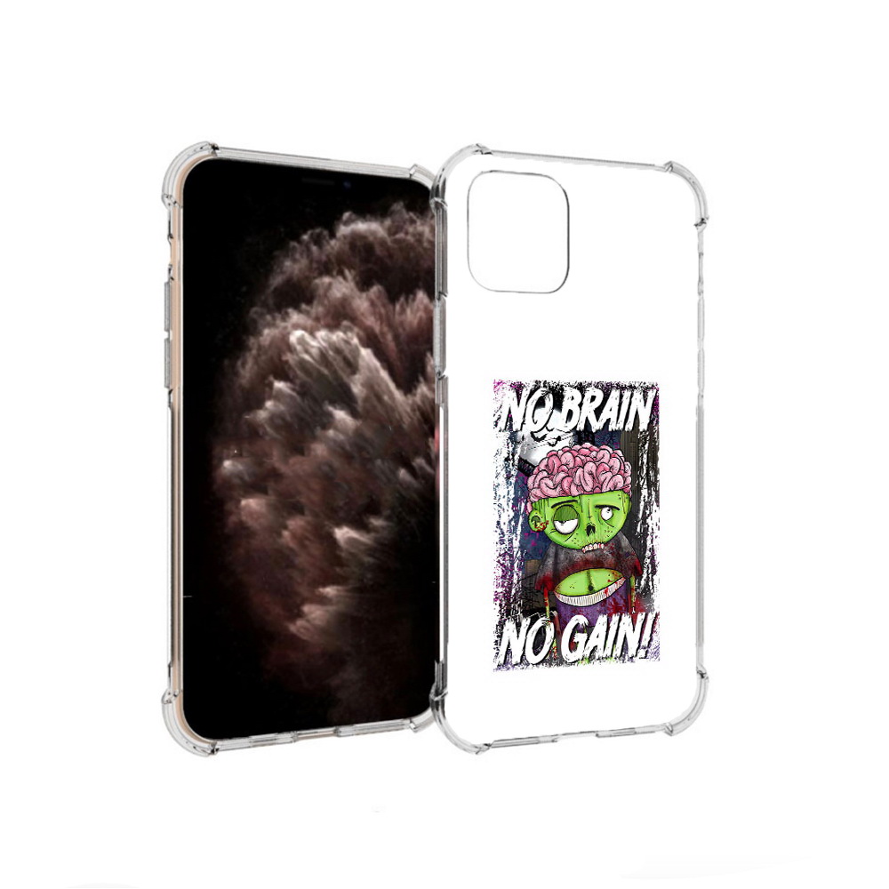 

Чехол MyPads Tocco для Apple iPhone 11 Pro глупый зомби, Прозрачный, Tocco