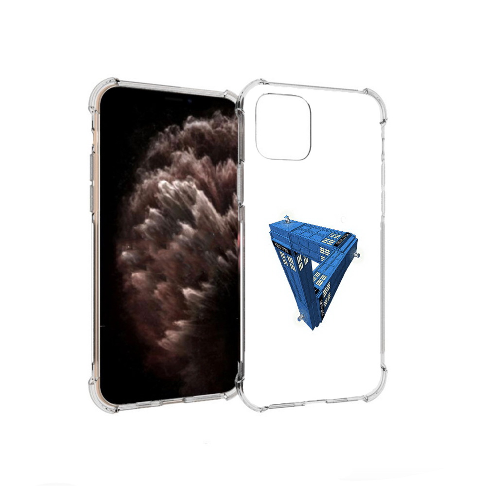 

Чехол MyPads Tocco для Apple iPhone 11 Pro головолока абстракция, Прозрачный, Tocco