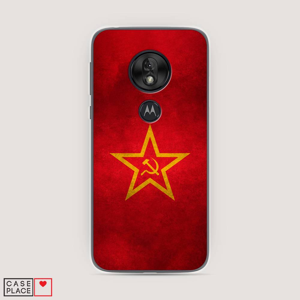 

Чехол Awog на Motorola Moto G7 Play / Моторола Мото G7 Плэй "Красное знамя", Разноцветный, 241250-10