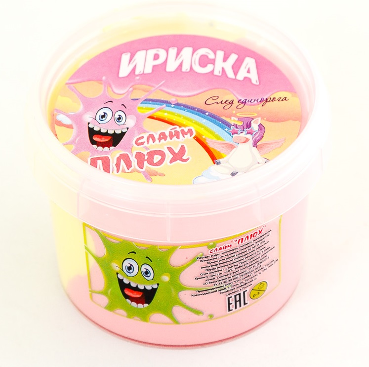 

Слайм Плюх Ириска След Единорога, Разноцветный