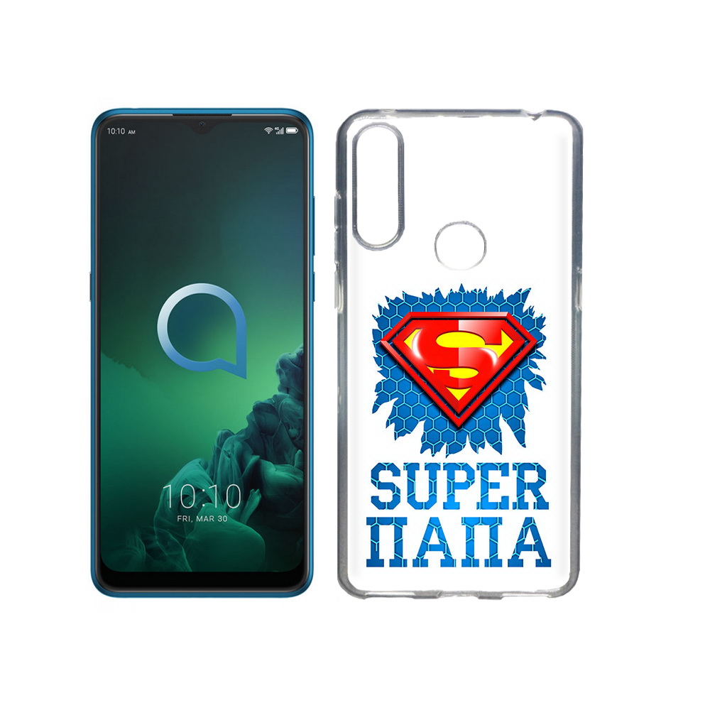 

Чехол MyPads Tocco для Alcatel 3X Супер Папа (PT227136.670.165), Прозрачный, Tocco