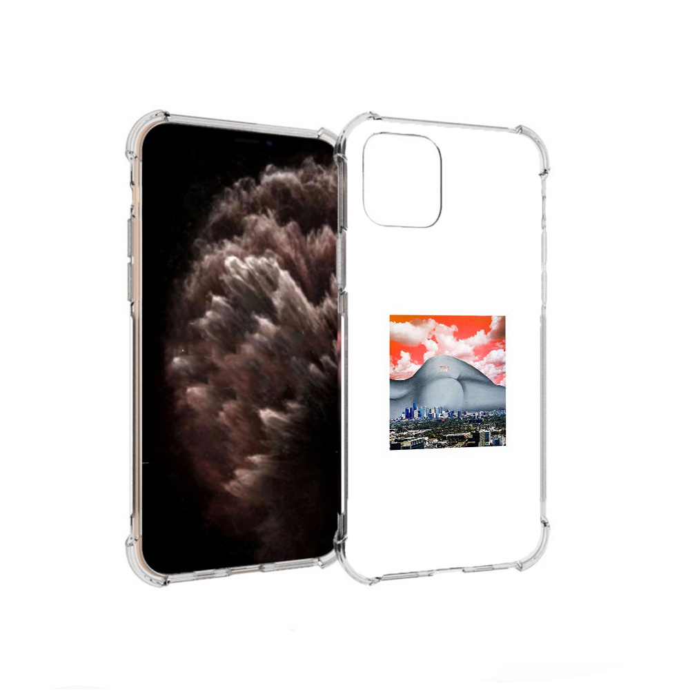 

Чехол MyPads Tocco для Apple iPhone 11 Pro город с девушкой на фоне, Прозрачный, Tocco