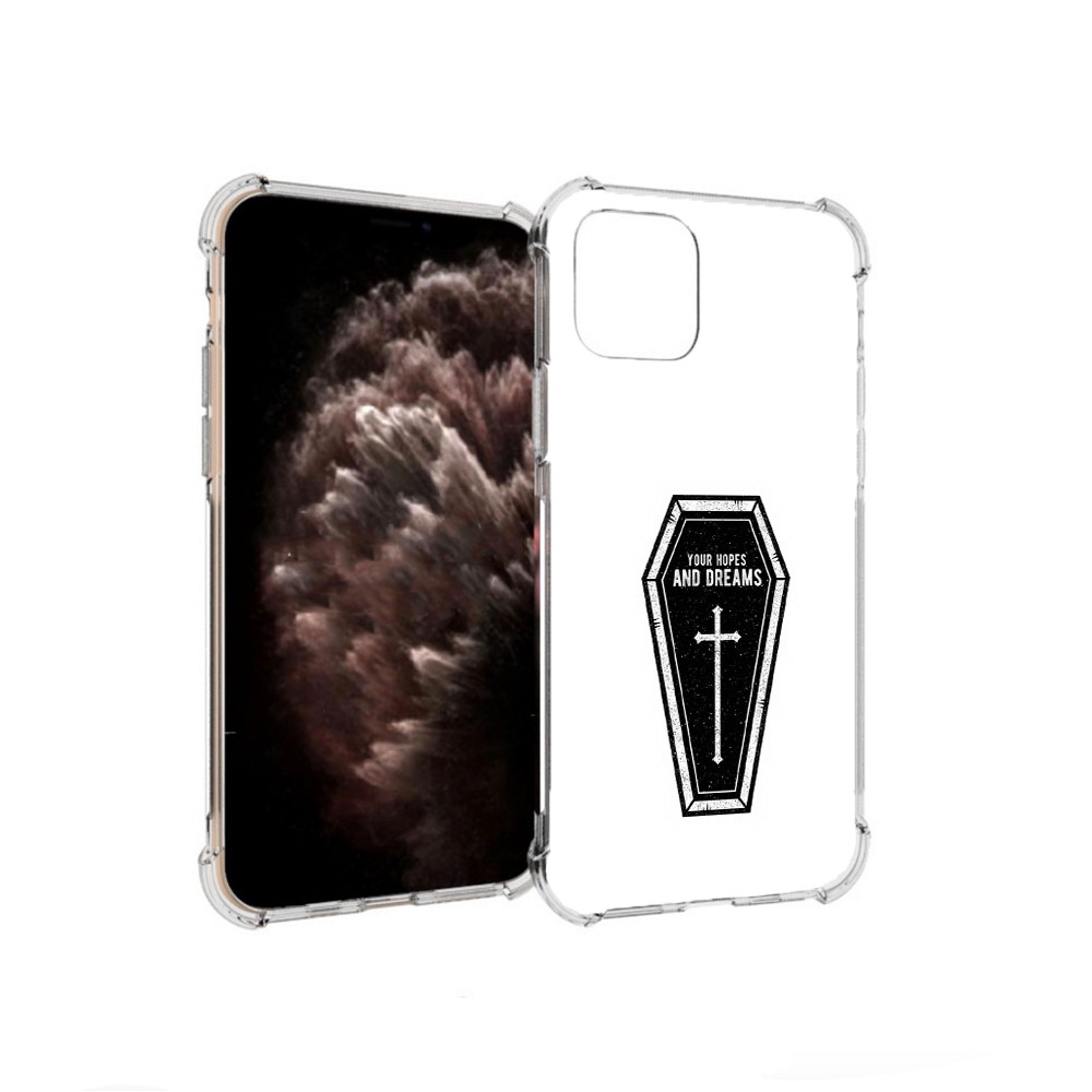 

Чехол MyPads Tocco для Apple iPhone 11 Pro гроб с мечтами, Прозрачный, Tocco