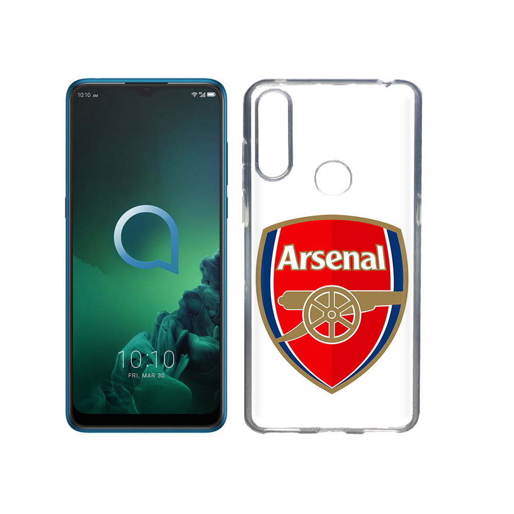 

Чехол MyPads Tocco для Alcatel 3X ФК Арсенал логотип (PT227136.670.174), Прозрачный, Tocco