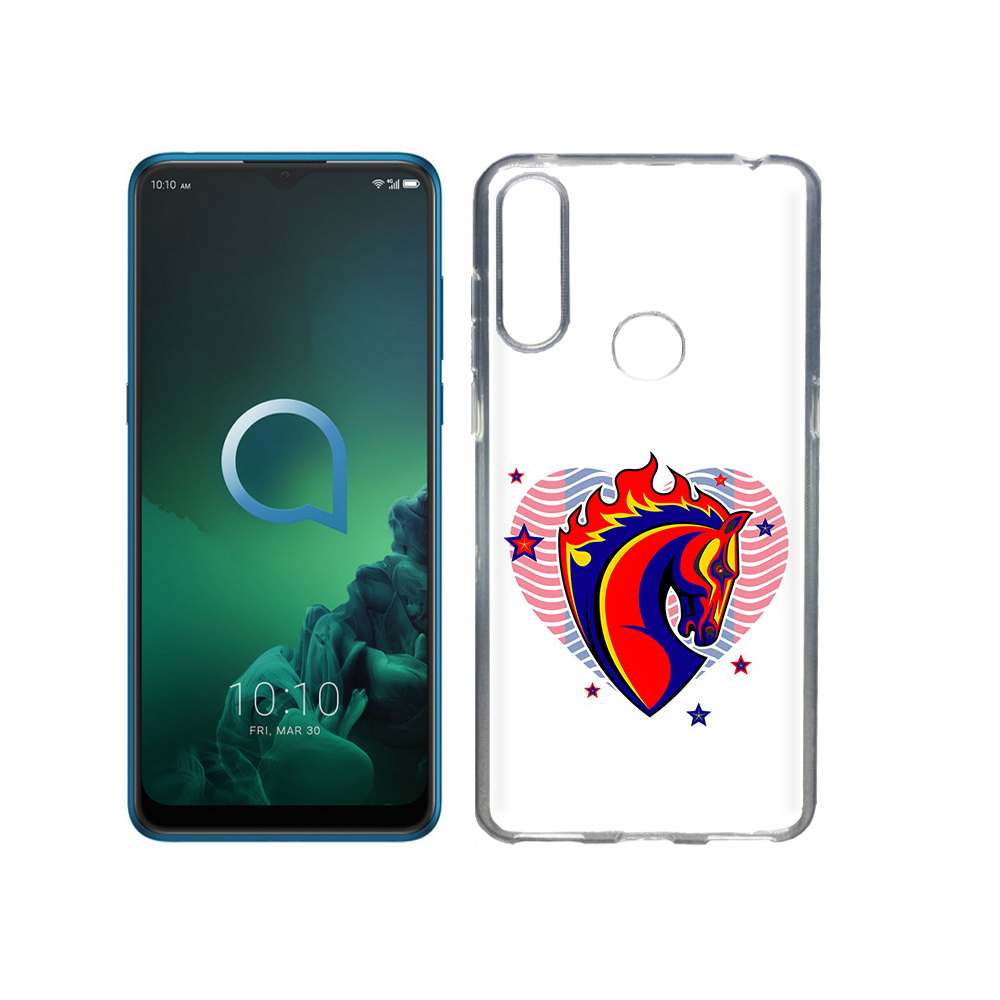 

Чехол MyPads Tocco для Alcatel 3X ФК ЦСЛ Лошадь (PT227136.670.180), Прозрачный, Tocco