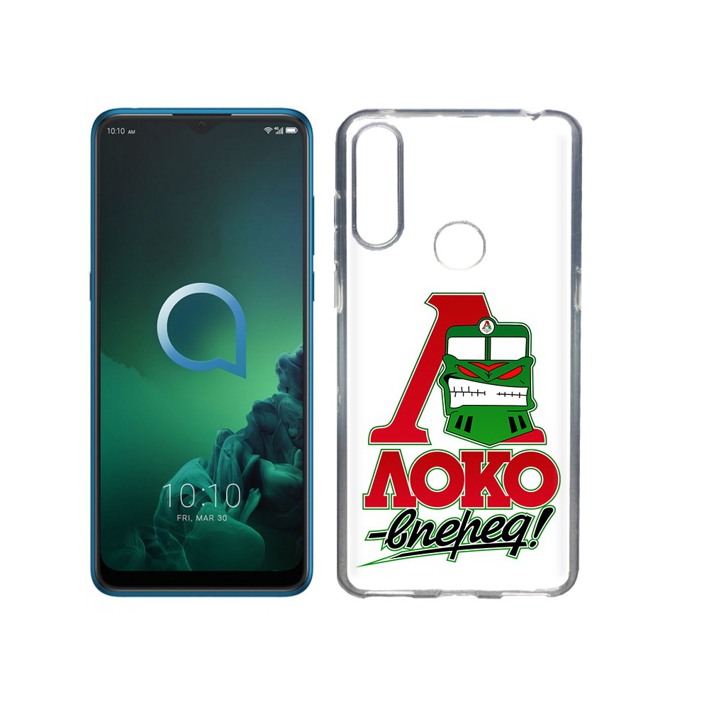 

Чехол MyPads Tocco для Alcatel 3X ФК локо вперед (PT227136.670.181), Прозрачный, Tocco