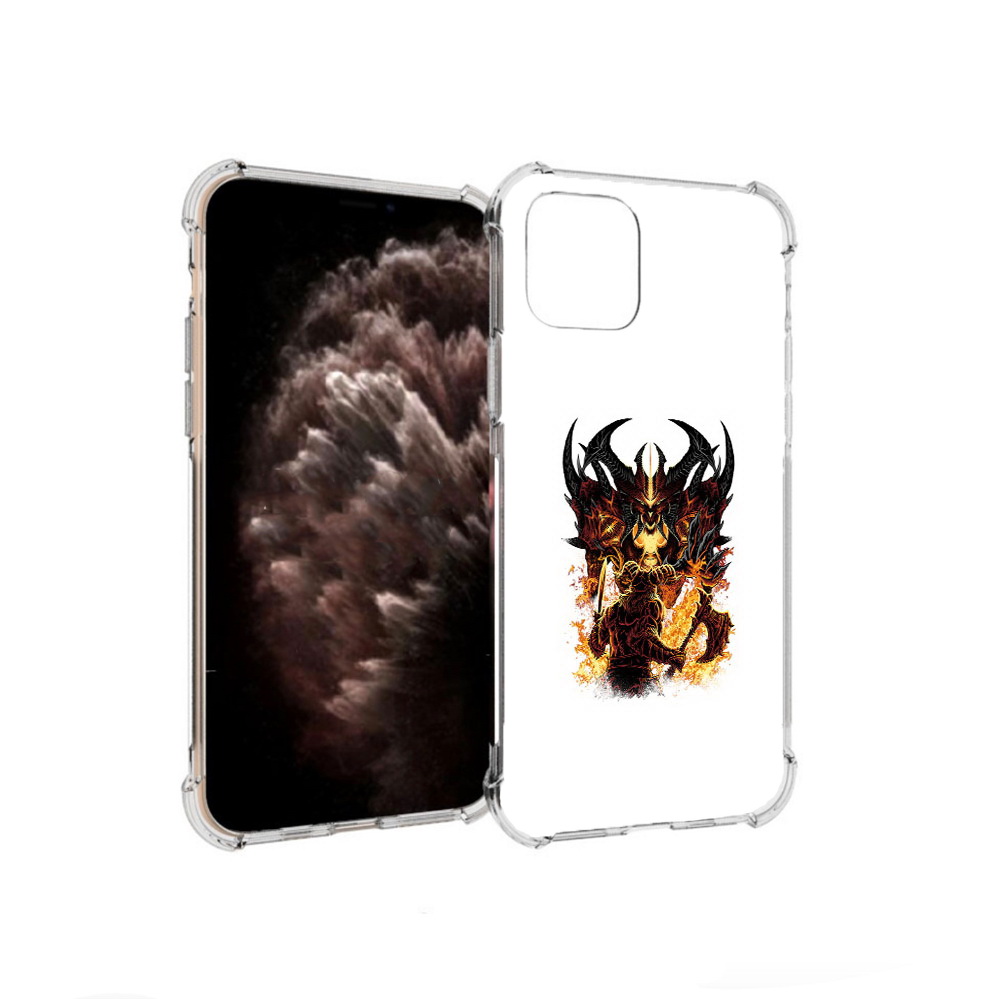 

Чехол MyPads Tocco для Apple iPhone 11 Pro демон shadow fiend, Прозрачный, Tocco