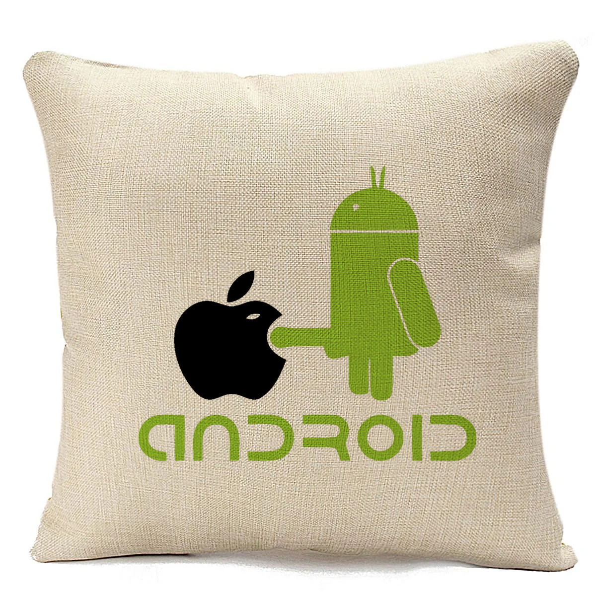 

Подушка бежевая CoolPodarok android (андройд)