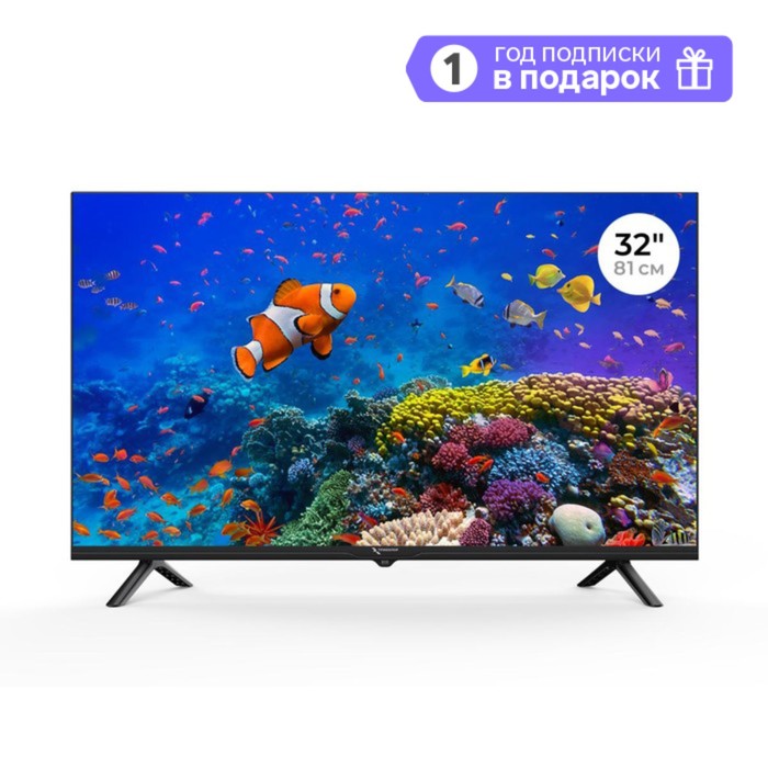

Телевизор Триколор H32H5000SA, 32"(81 см), HD, Черный