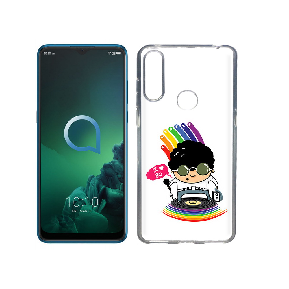 

Чехол MyPads Tocco для Alcatel 3X Я люблю 80-е (PT227136.670.205), Прозрачный, Tocco