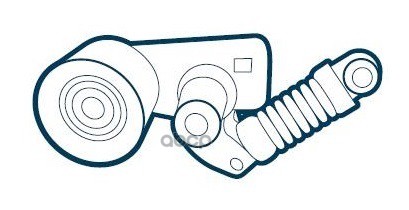 Натяжитель Ремня 31X70 Mm Daf: Cf 85Iv, Xf 95/105 OE GERMANY арт. 062050XF1050