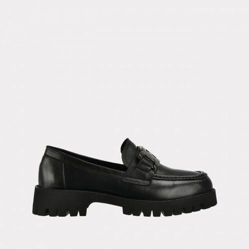

Лоферы женские Versiya shop PW1176A-82261 черные 40 RU, PW1176A-82261