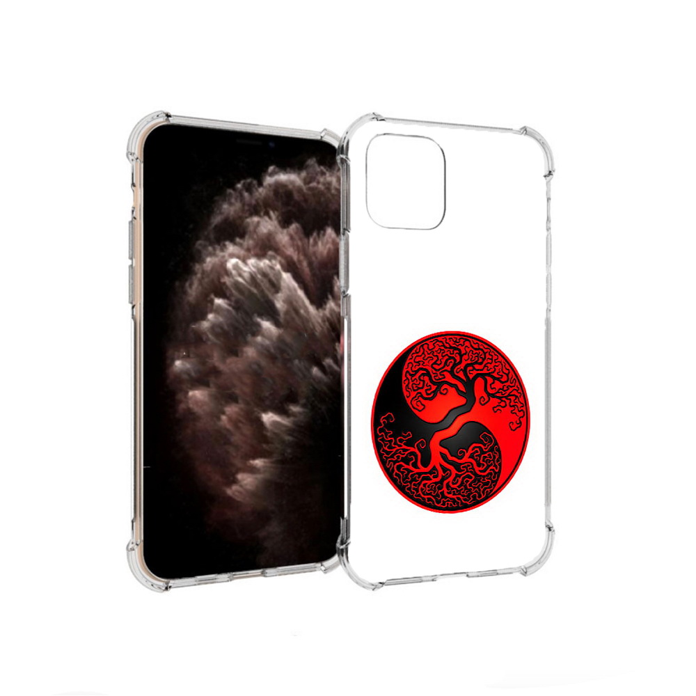 

Чехол MyPads Tocco для Apple iPhone 11 Pro инь янь дерево, Прозрачный, Tocco