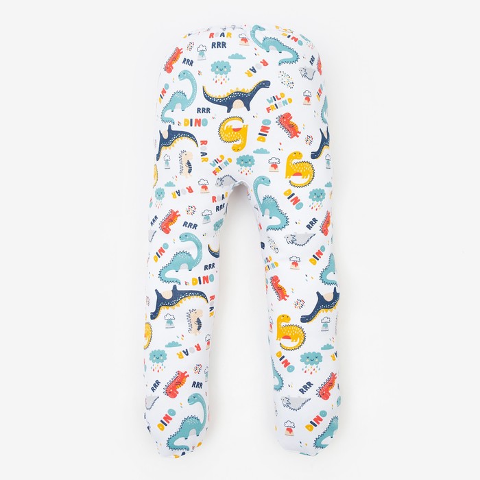 

Ползунки для мальчика «Dino», цвет белый/жёлтый, рост 68 см