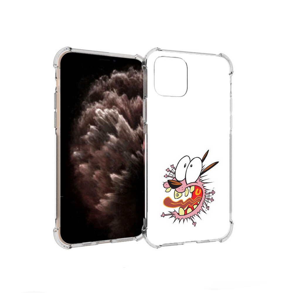 

Чехол MyPads Tocco для Apple iPhone 11 Pro испуганный бобик, Прозрачный, Tocco