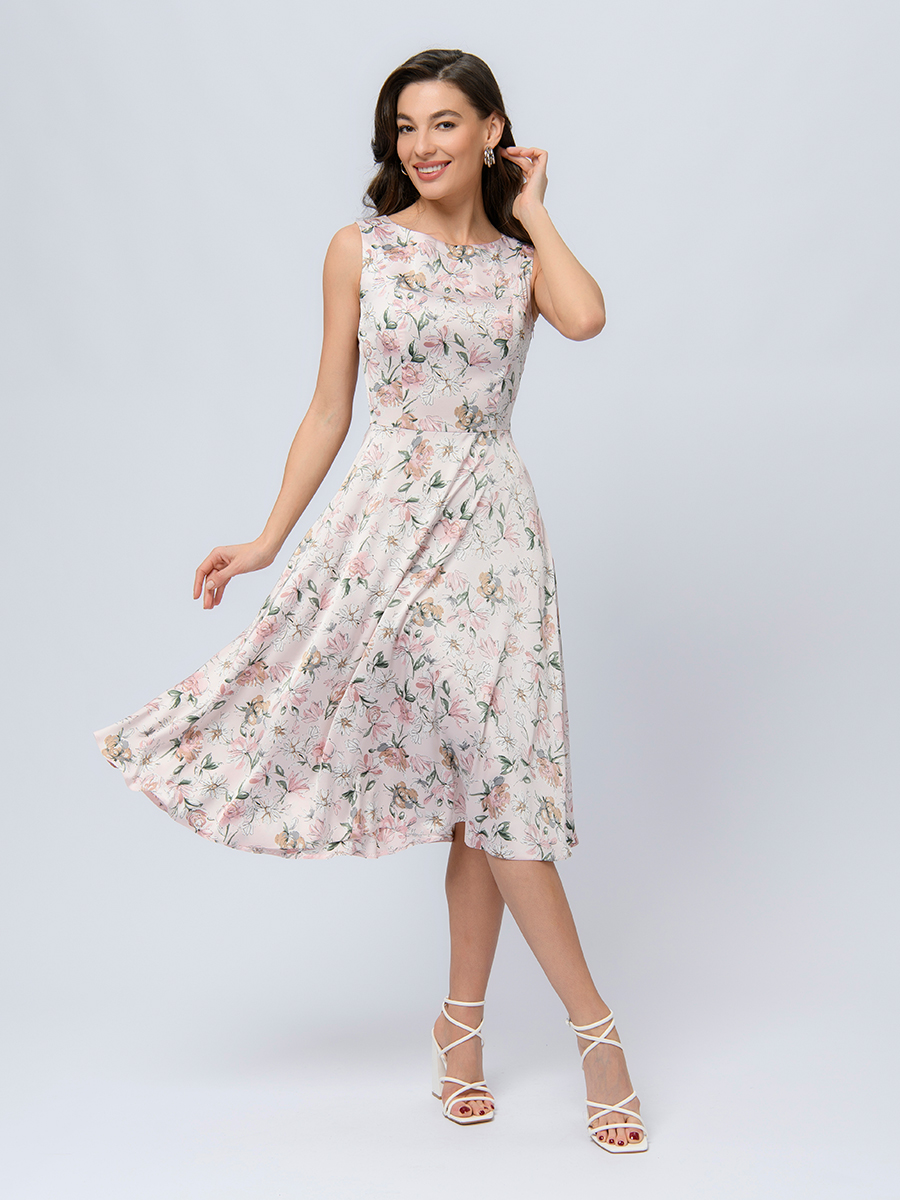 Платье женское 1001dress 0102953PK розовое 46 RU 7790₽