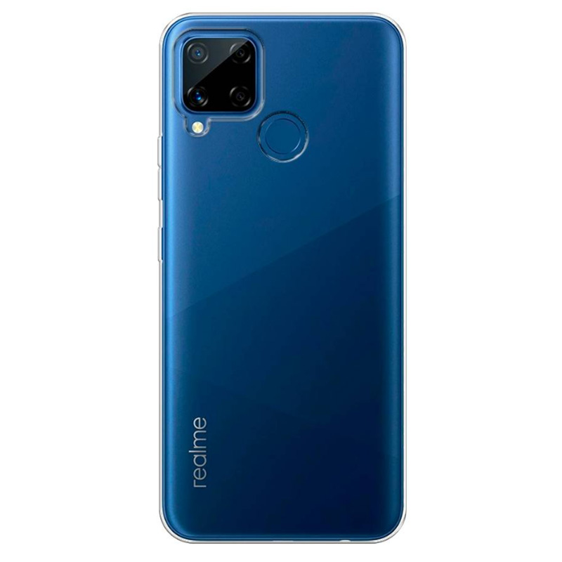 

Чехол силиконовый для Realme C15, X-CASE, прозрачный