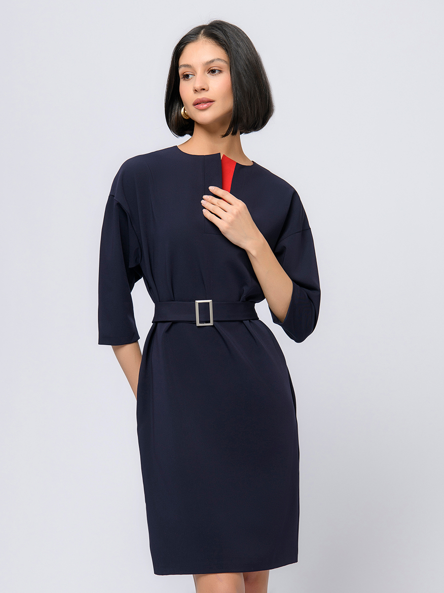 

Платье женское 1001dress 0103078DB синее 48 RU, Синий, 0103078DB