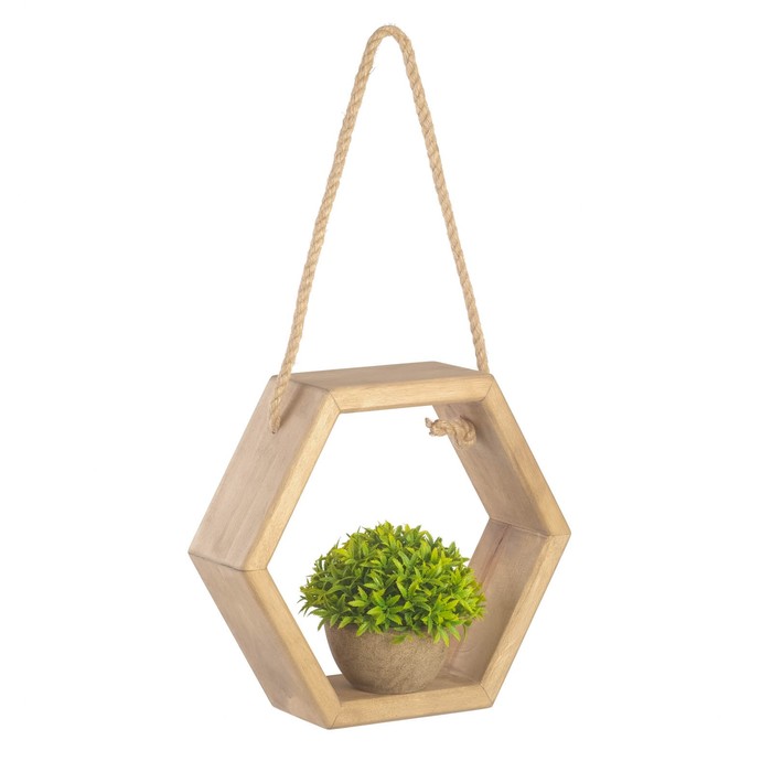 

Полка «Хоннинг», 350  350, неокрашенная, с канатом, массив