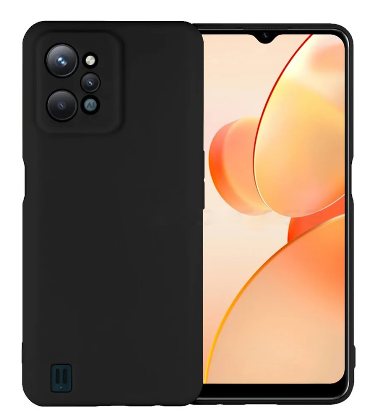 

Чехол силиконовый для Realme C31, с защитой камеры, X-CASE, черный