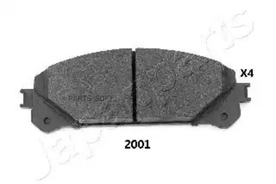 Комплект тормозных колодок дисковый тормоз PA-2001AF