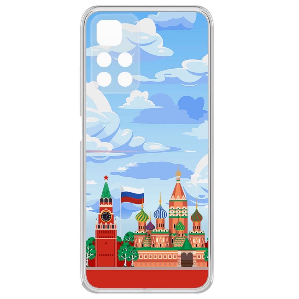 

Чехол-накладка Krutoff Clear Case Красная Площадь для Xiaomi Redmi Note 11, Прозрачный